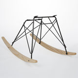 Front side view of Light Ash New Replacement RAR For Eames Arm Chairs