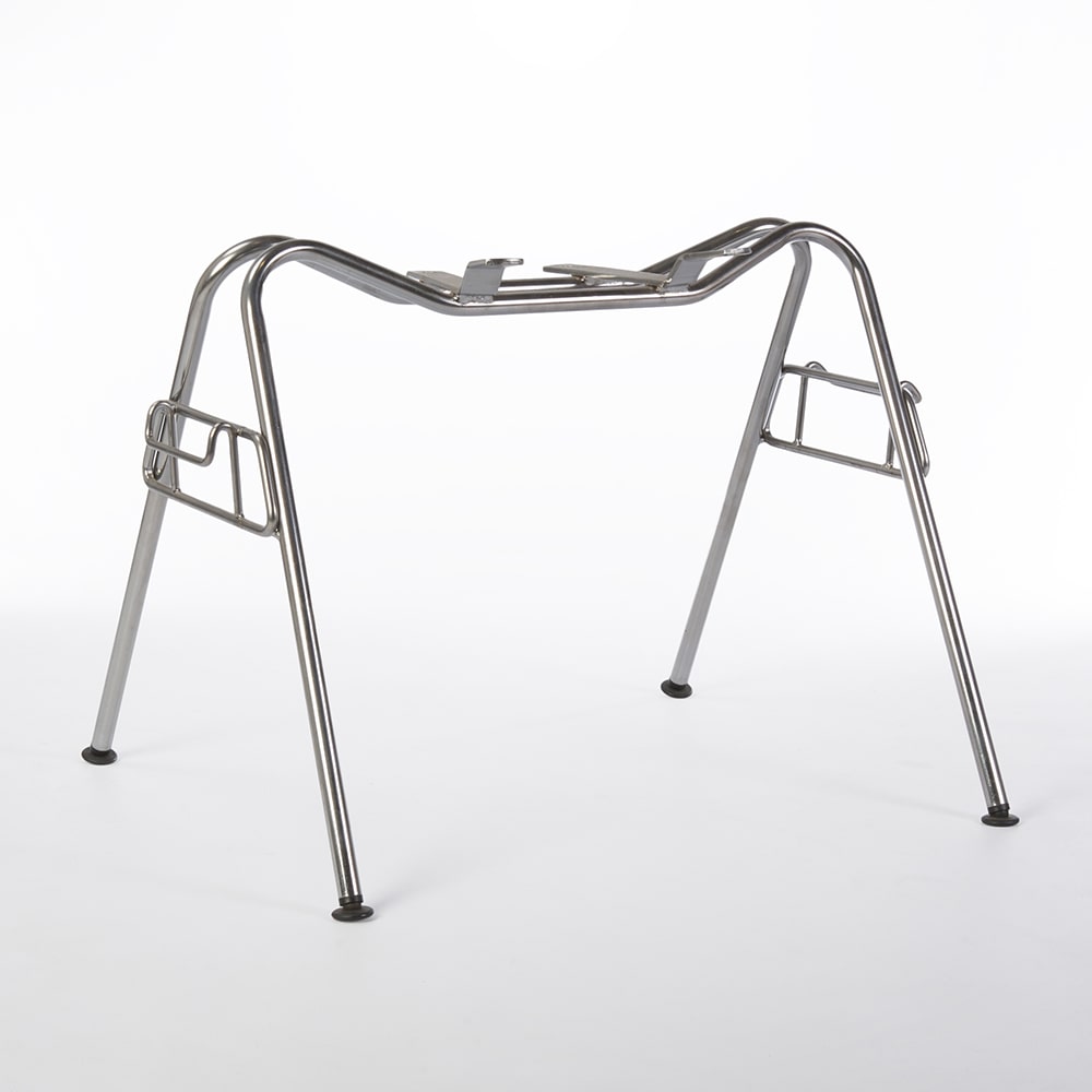 Angled front view of newer DSS base for Eames side shells