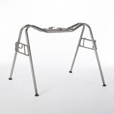 Angled front view of newer DSS base for Eames side shells