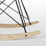 Close up side view of Light Ash New Replacement RAR For Eames Arm Chairs