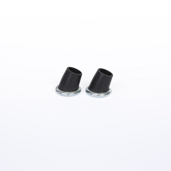 Front view of pair of Replacement Eames Herman Miller ‘Boot Glides’ For ‘X’ Base