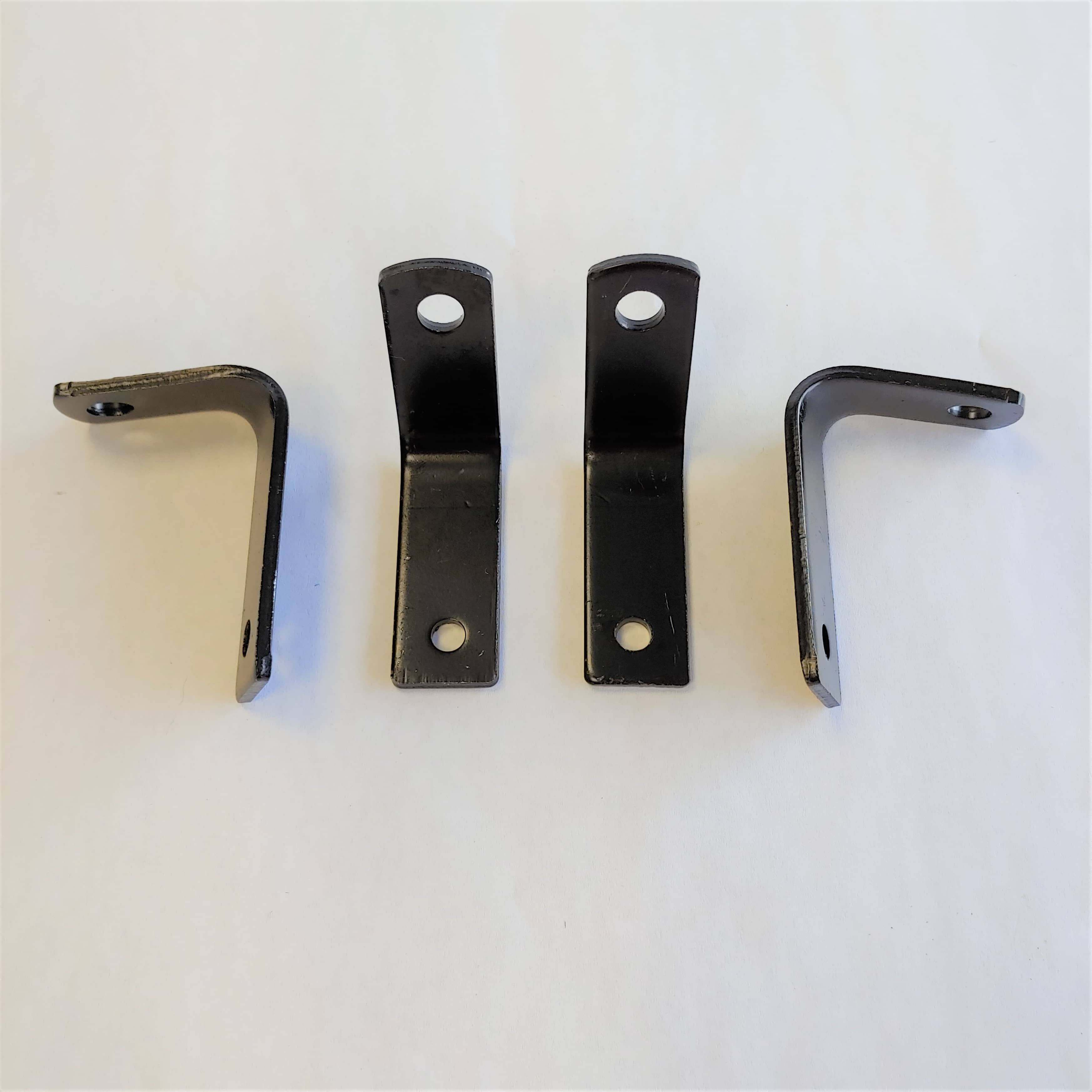 Open view of narrow mount brackets for Eames dowel base chairs
