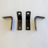 Open view of narrow mount brackets for Eames dowel base chairs
