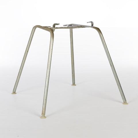 Silver Herman Miller ‘H’ Base for Eames Arm and Side Shell Chairs