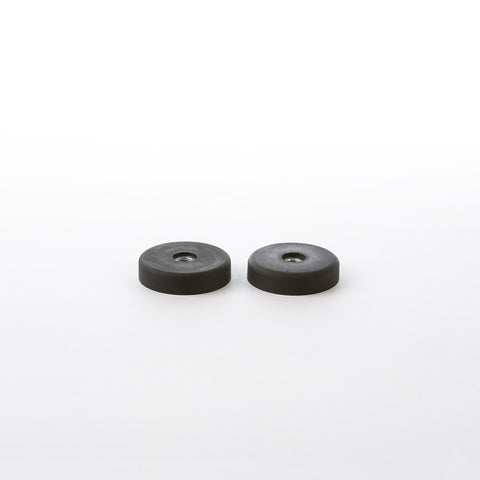 Parts - Shell Chair 2 x (Pair) Eames Side Or Arm Replacement Black Rubber Shock Mounts