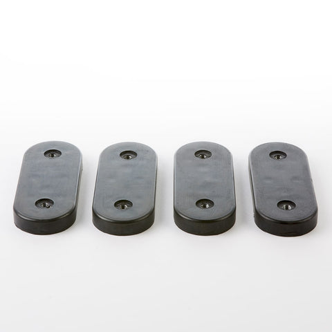 Parts - 4 x Eames Replacement Lounge Chair Black Rubber Shock Mounts